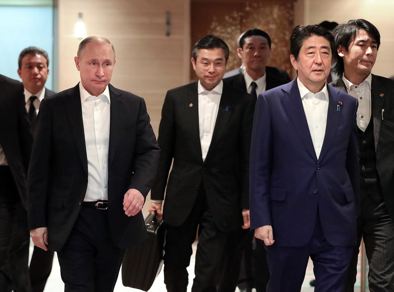 La première visite de Vladimir Poutine au Japon en plus de dix ans. Crédit : Michael Klimentyev / RIA Novosti