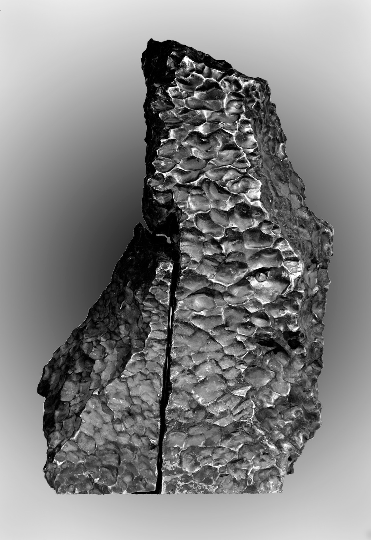 Meteorito de 255 kg é um dos maiores cuja queda foi observada por humanos Foto: Gueórgui Kopitov/wikipedia.org