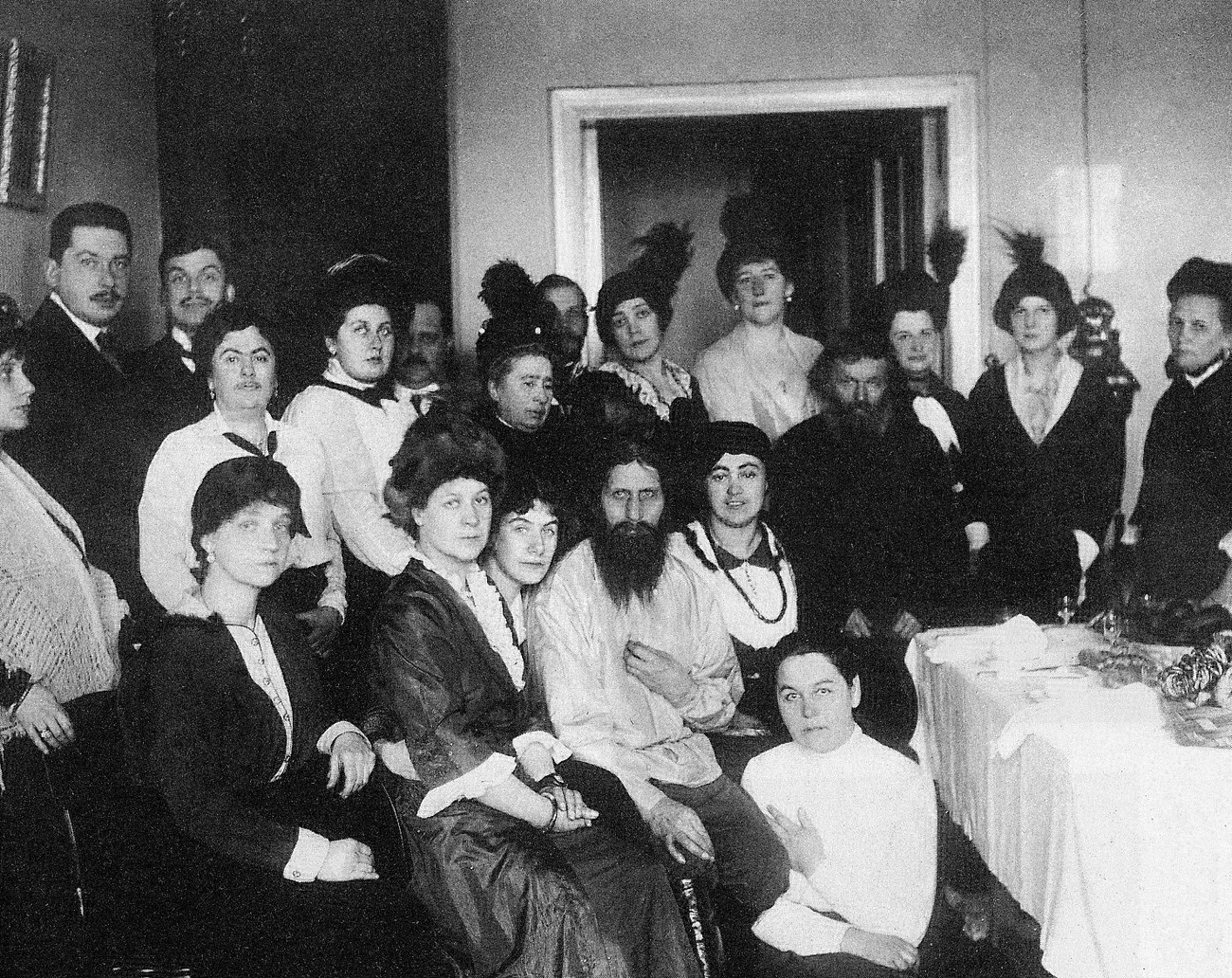 Rasputin and his admirers, 1914. / Source: Archive photo