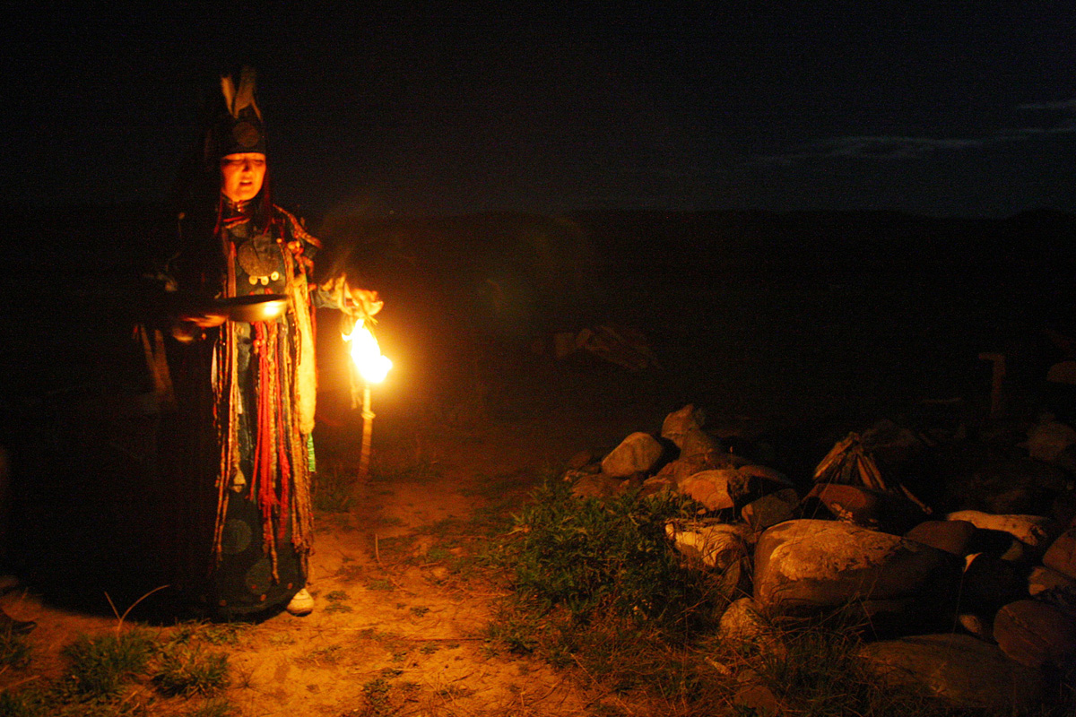 Shaman woman in the republic of Tuva, Siberia / TASS/Vladimir Smirnov