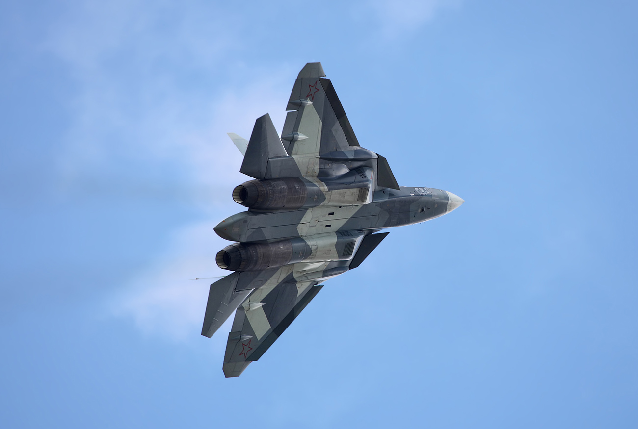 The new jet fighter engine will be tested within the next 18 months, and it will most likely be ready for service in 2020. Photo: PAK FA. Vitaly Kuzmin/CC BY-SA