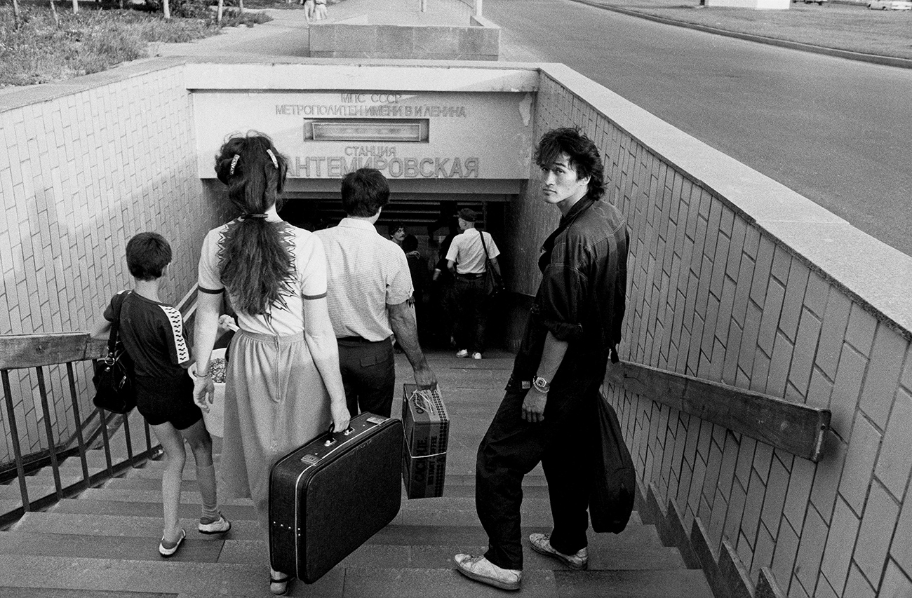 Tsoi in Moscow, 1986 / MAMM