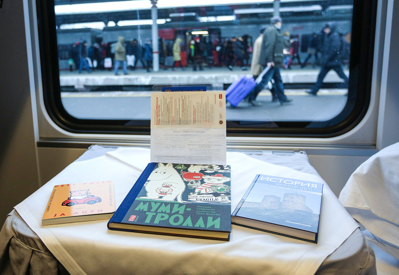 First literary train Leo Tolstoy arrived in Moscow. Source: Kirill Zykov / Moskva Agency