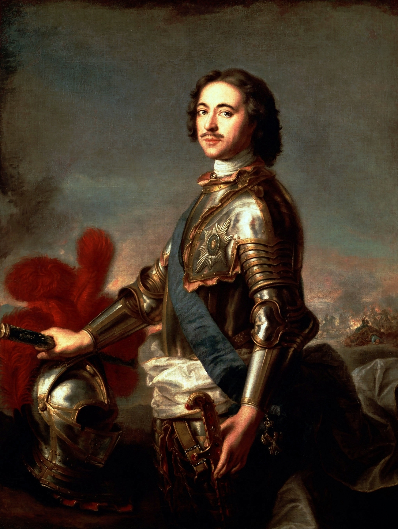 Peter the Great, 1717, by Jean-Marc Nattier. Source: The Munich Residenz