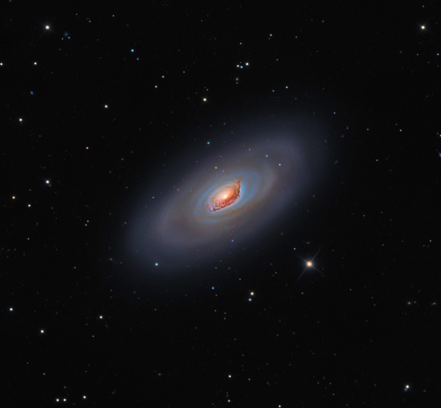 M64 (Imagem: Michael Miller, Jimmy Walker/Nasa)