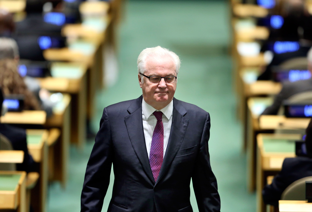 Vitali Churkin. Fuente: AP