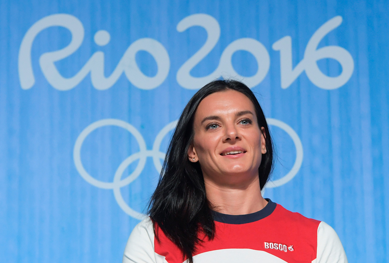 Yelena Isinbayeva. Crédit : Grigoriy Sisoev /  RIA Novosti