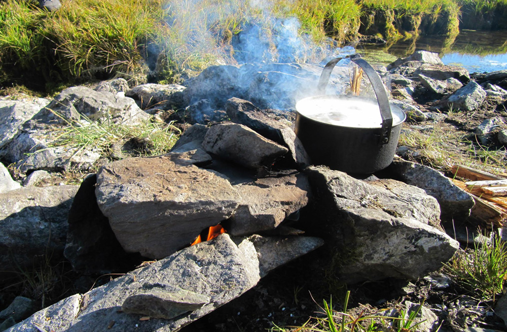 You will be trained how find and make food in the wild. Photo courtesy: Dmitri Aleshkin