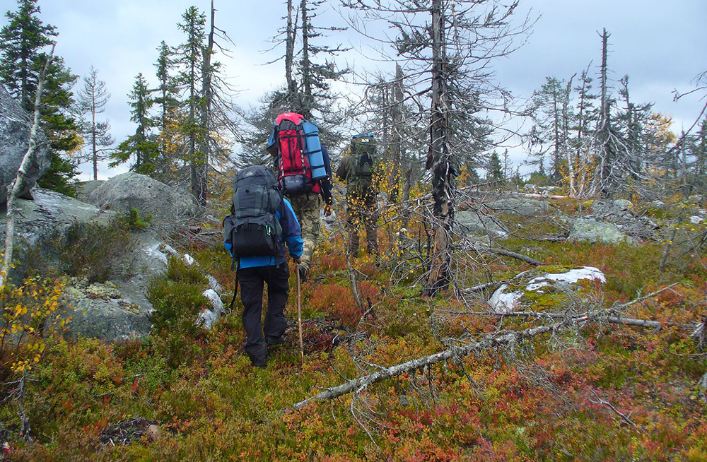 Survival course in the Karelian forest. Photo courtesy: Dmitri Aleshkin