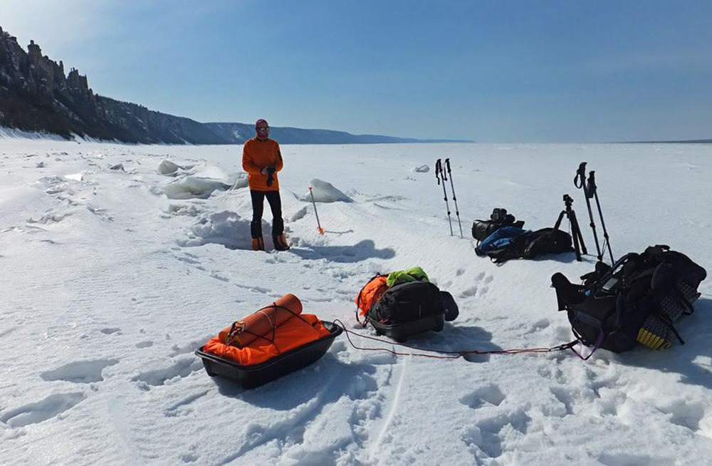 Winter survival course. Photo credit: Dmitri Aleshkin