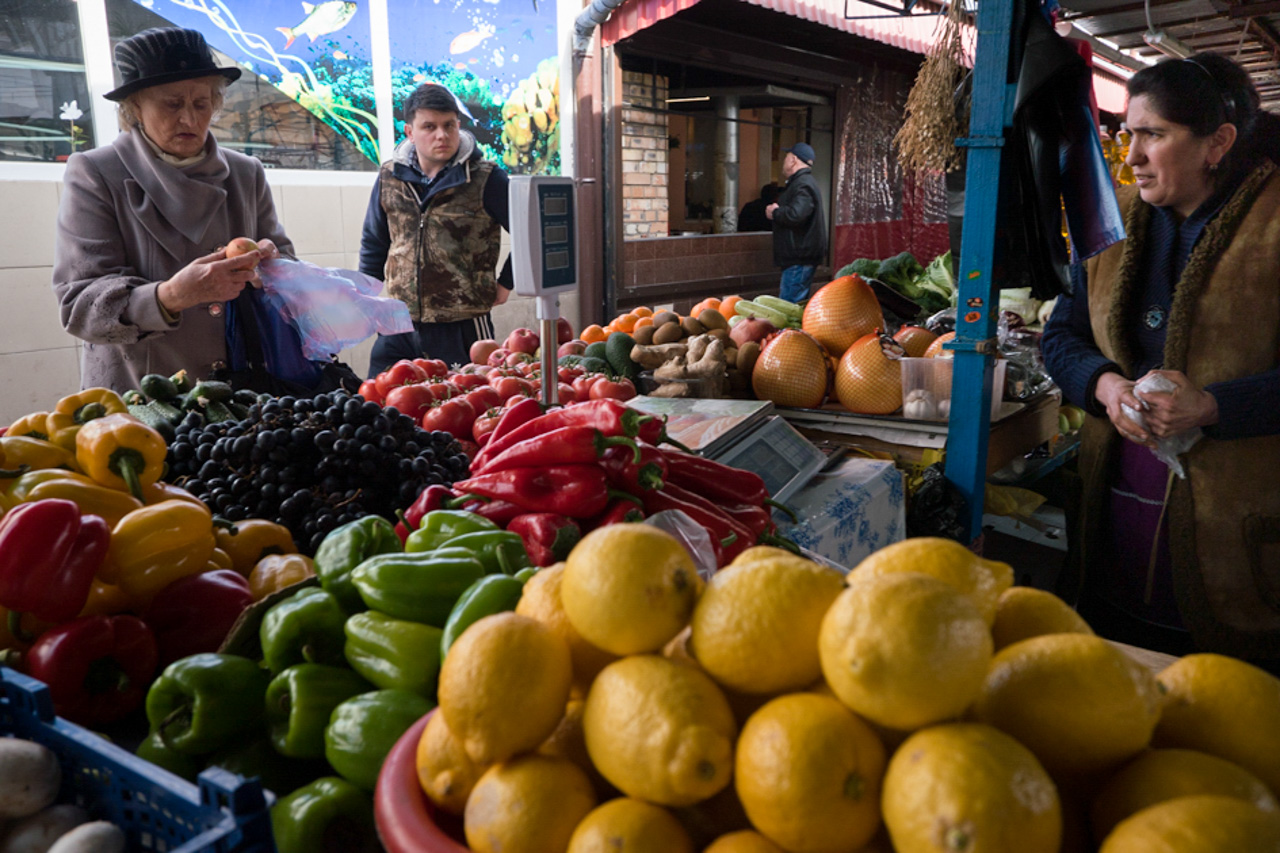 O mercado local. / Foto: Serguêi Melikhov