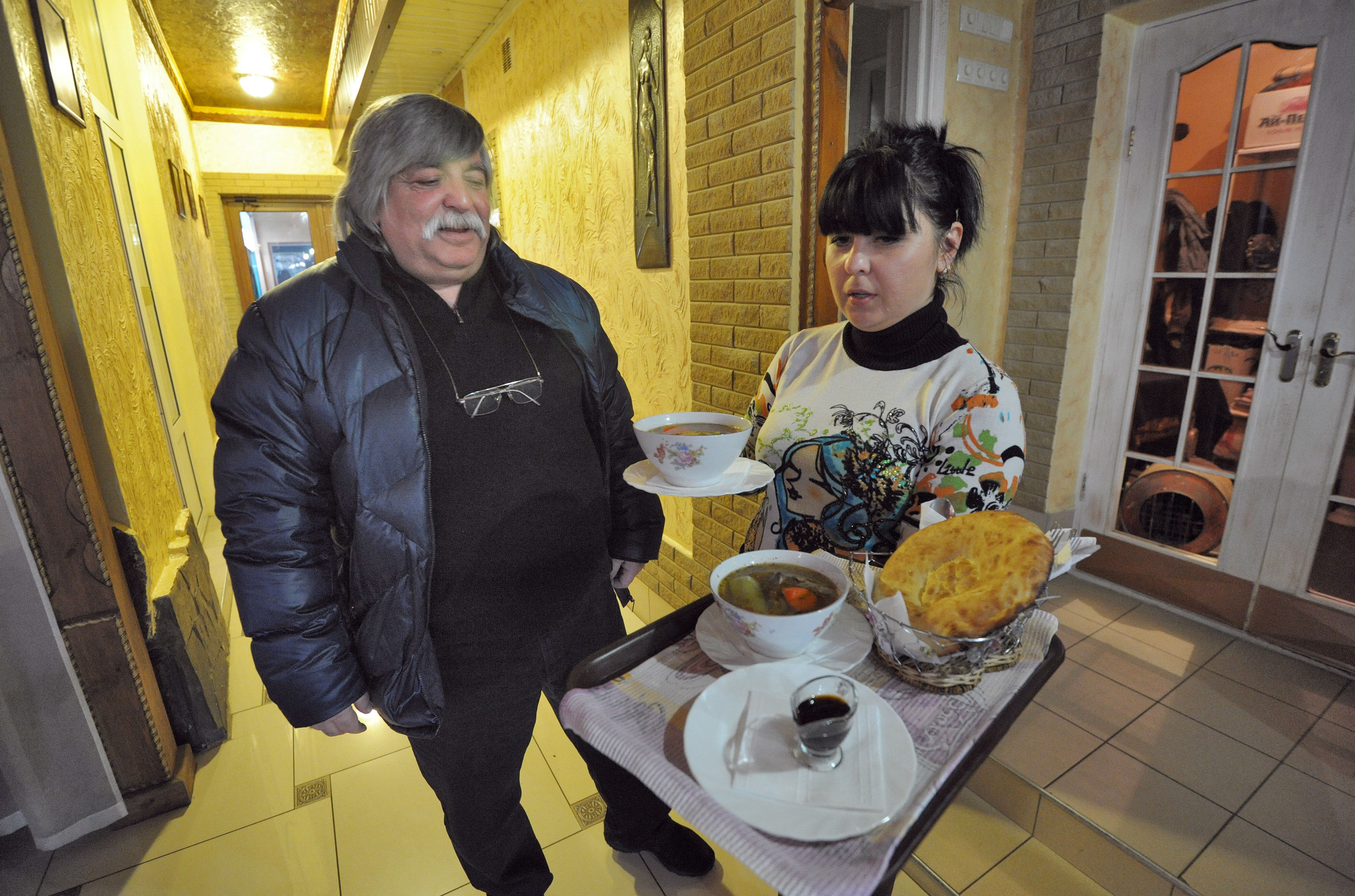 Rifat Bekirov, proprietário do restaurante Krímski Dvorik./ Foto: Legion Media