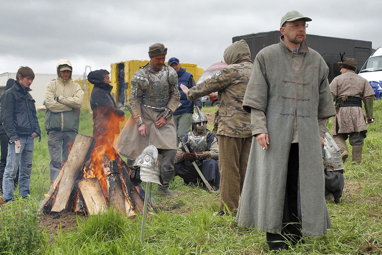 Ivanov taking part in the production of 'Tsar' movie under his script. Source: ivanproduction.com