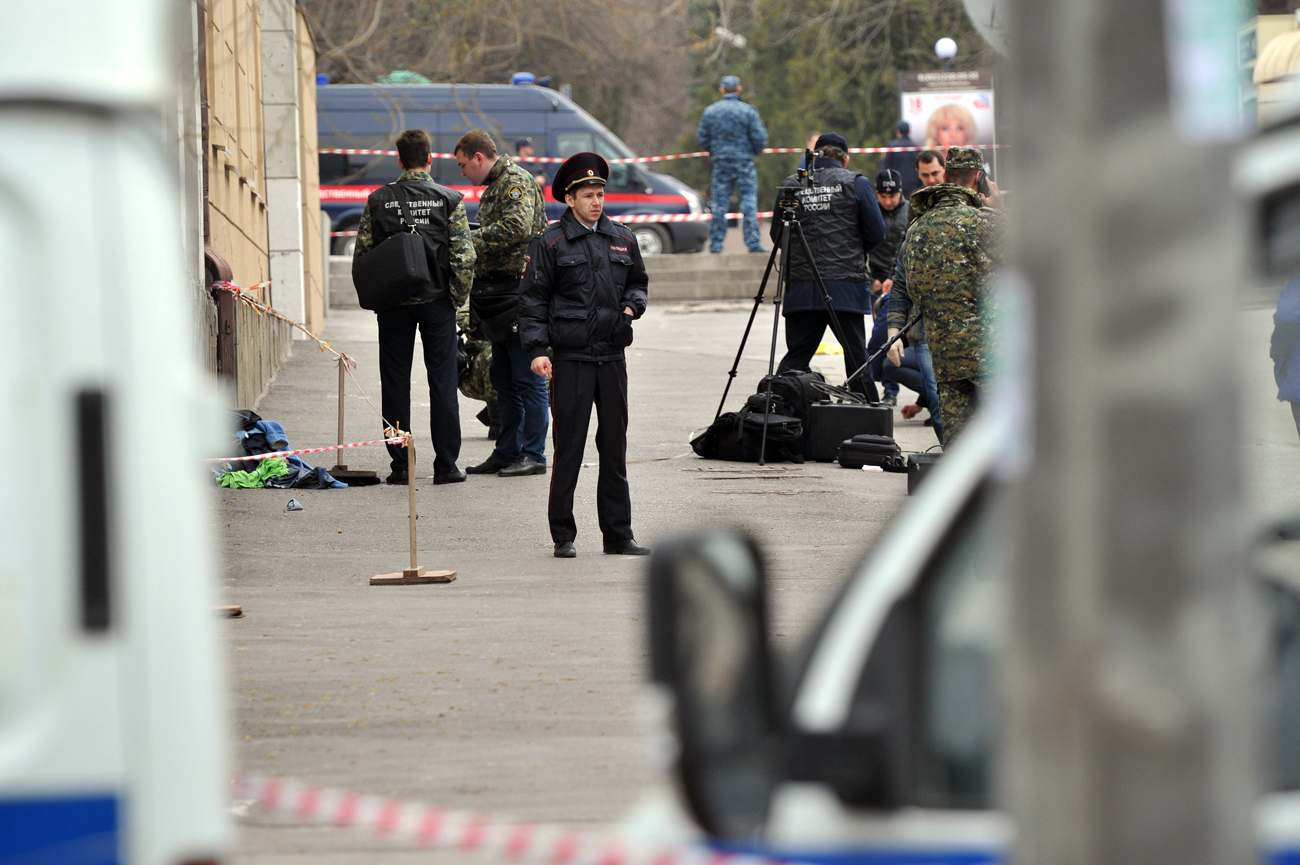 The site of an explosion is seen in Rostov-on-Don, April 6, 2017. / Photo: ZUMA/Global Look Press