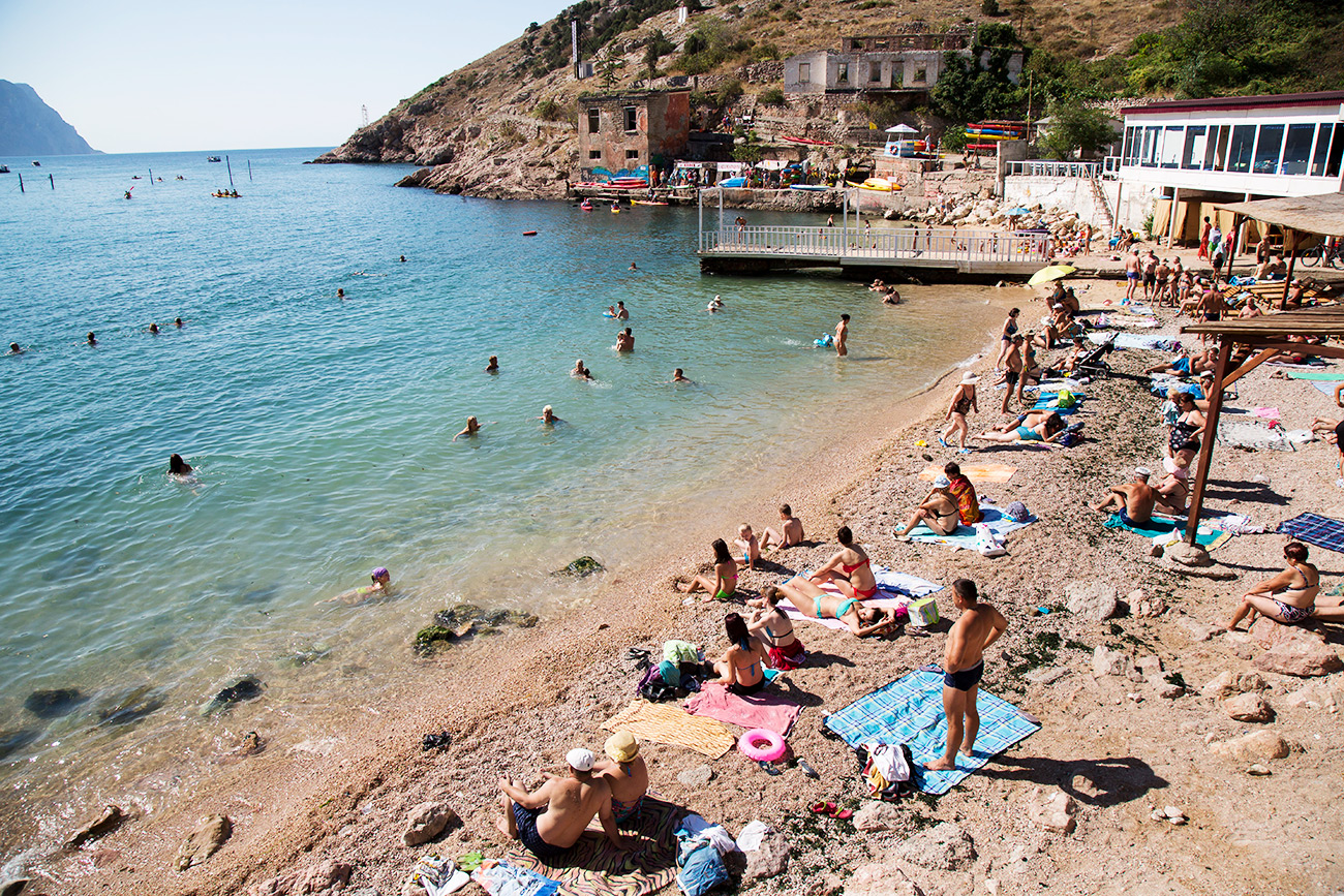 Auch auf der Krim wird's Kurtaxe geben. Hier die Balaklawa-Bucht bei Sewastopol / AP