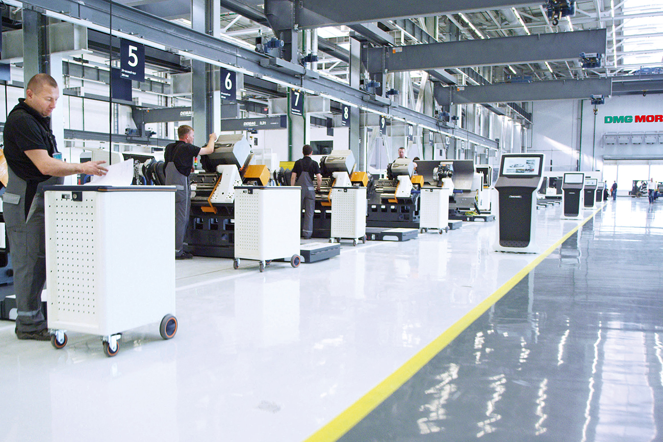 L’azienda Dmg Mori che produce macchine per la fresatura e tornitura di metallo. Fonte: Ufficio stampa