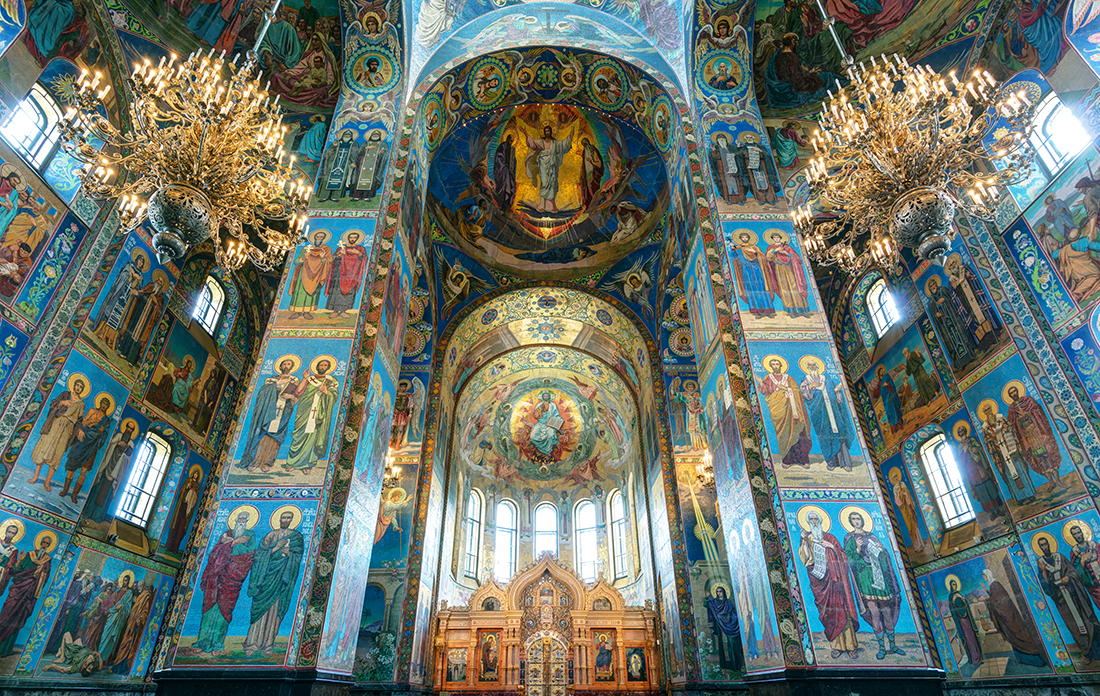 La Cattedrale della Resurrezione di Cristo, meglio nota come Chiesa del Salvatore sul Sangue versato. Fonte: Shutterstock