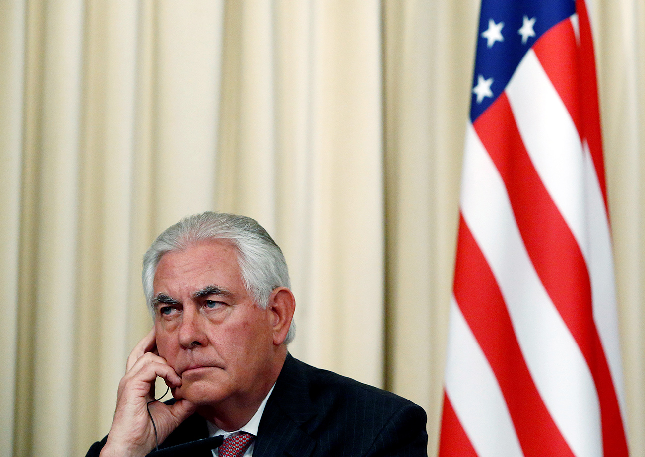 Il segretario di Stato Usa Rex Tillerson. Fonte: Reuters