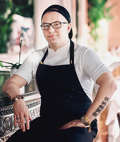 Yevgeny Meshcheryakov, photo courtesy of Beluga restaurant