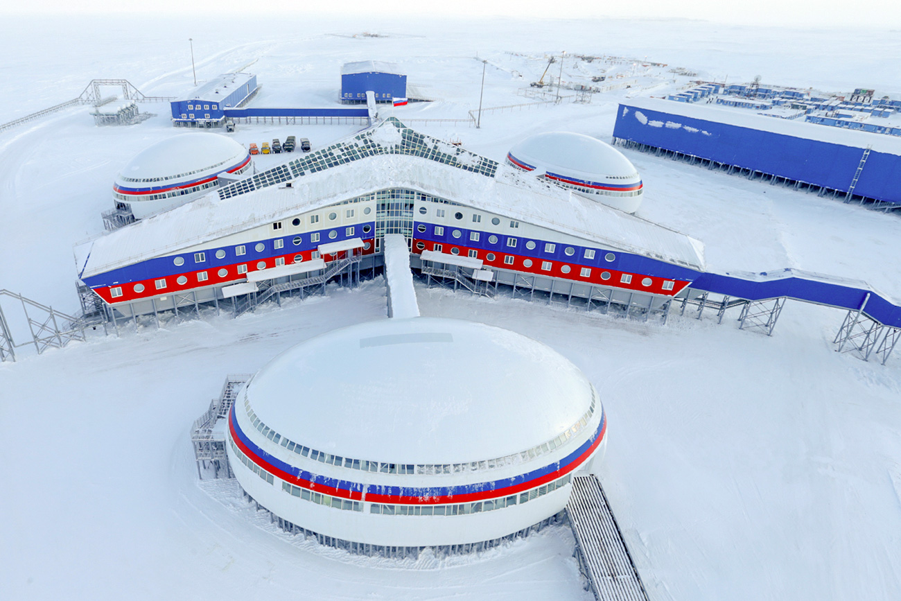 Russia's Arctic Shamrock military base on Alexandra Land. Source: Vadim Savitskii/RIA Novosti