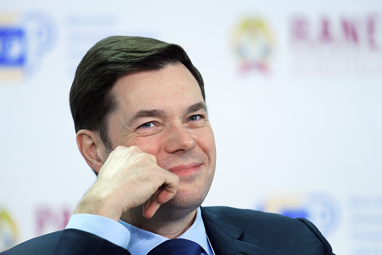 Alexei Mordashov attends the panel discussion Competition Policy Priorities at the 8th Gaidar Forum "Russia and the World: Setting Priorities" in Moscow. / Photo: Grigoriy Sisoev/RIA Novosti