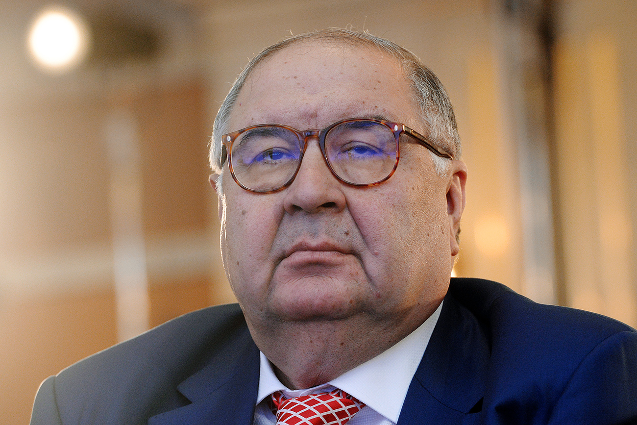 Alisher Usmanov at the congress of the Russian Union of Industrialists and Entrepreneurs. / Photo: Iliya Pitalev/RIA Novosti