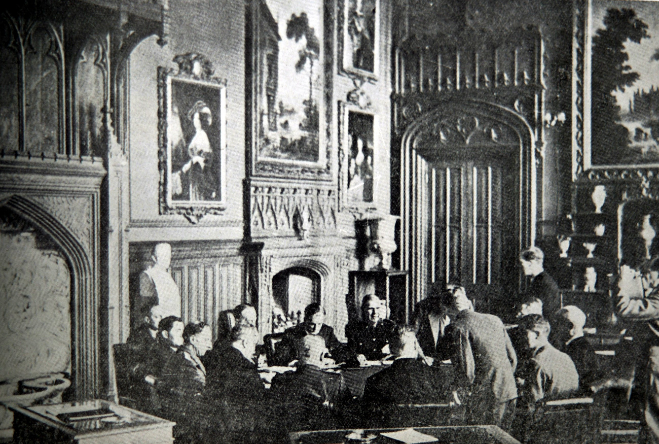 Yalta's conference (1945). During a sitting in Vorontsov's palace. Source: Global Look Press