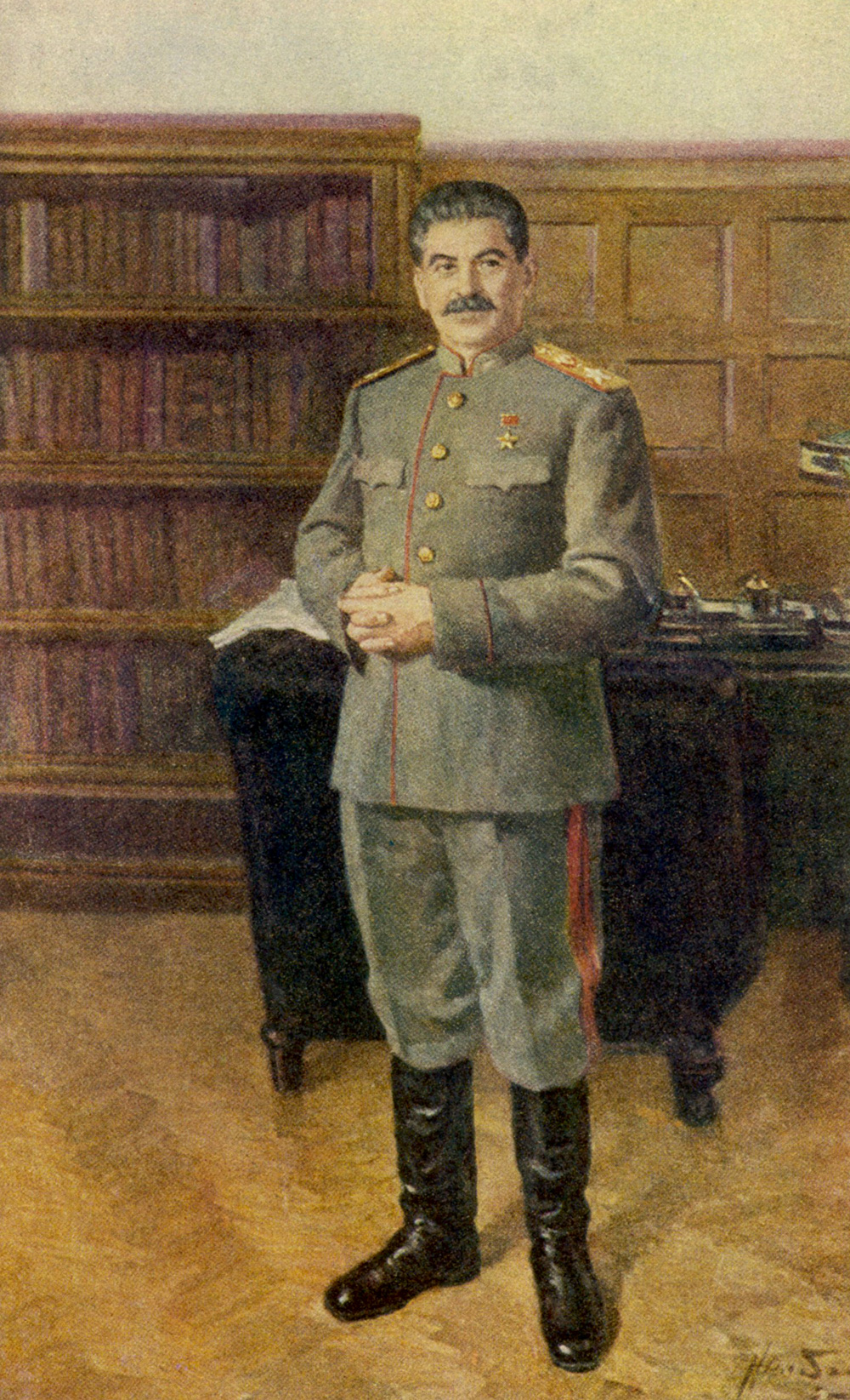 Joseph Stalin in his office, wearing military uniform as generalissimo of the Soviet armed forces. / Mary Evans Pictrure Library/Global Look Press