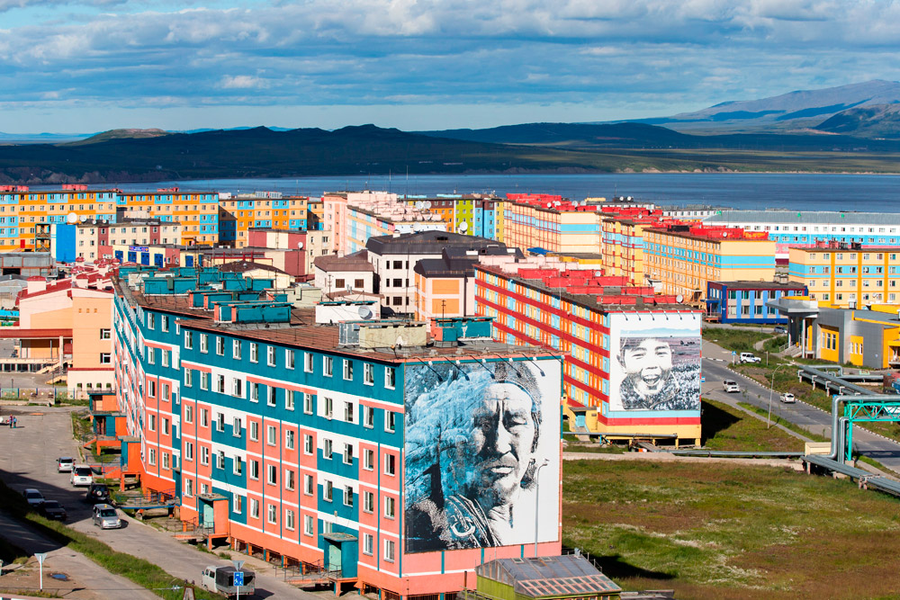 Anadyr, la capital de Chukotka. Sí, los esquimales viven en una ciudad, no en la tundra. Legion Media