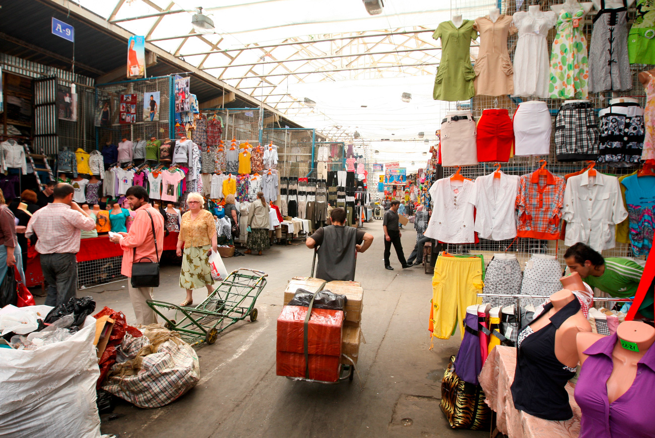 The Cherkizovsky market in Moscow in 2009. / Iliya Pitalev/RIA Novosti