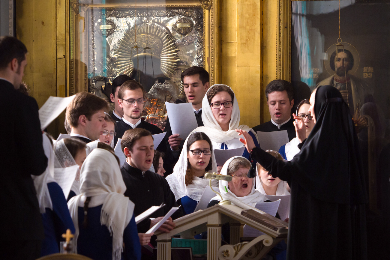 Church service of the Academy's students. Source: Ruslan Shamukov