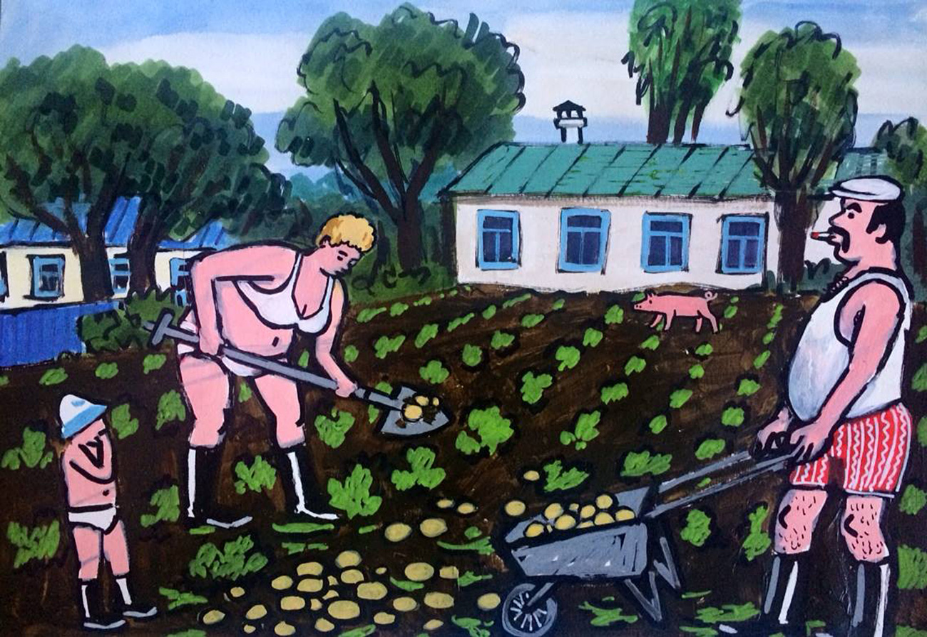 Fazenda (Ilustração: Zoya Cherkassky-Nnadi)