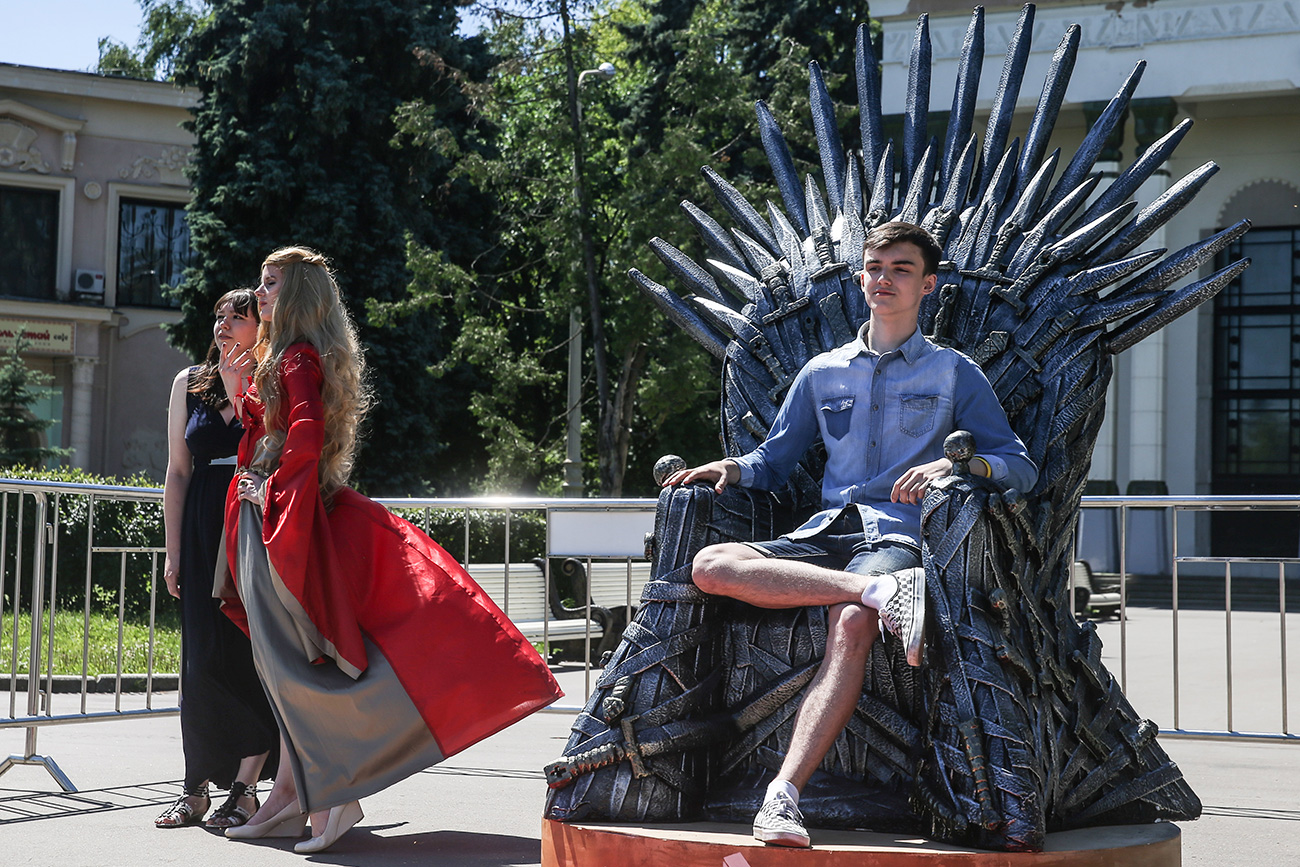 Festival Game of Thrones di Moskow. Sumber: Vyacheslav Prokofyev/TASS