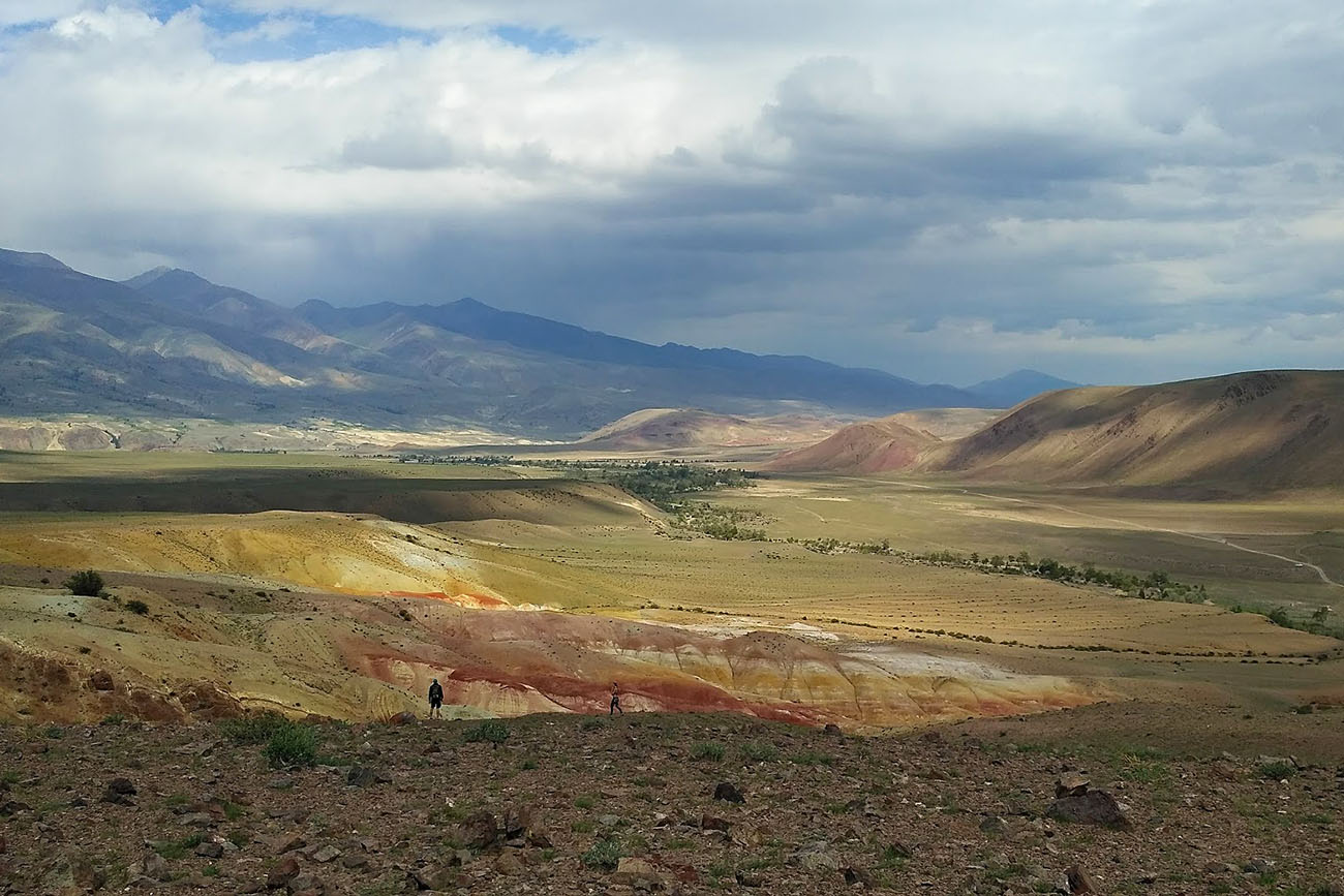 Martian landscape near&nbsp;the Chagan-Uzun village in the Chuyskaya steppe\n