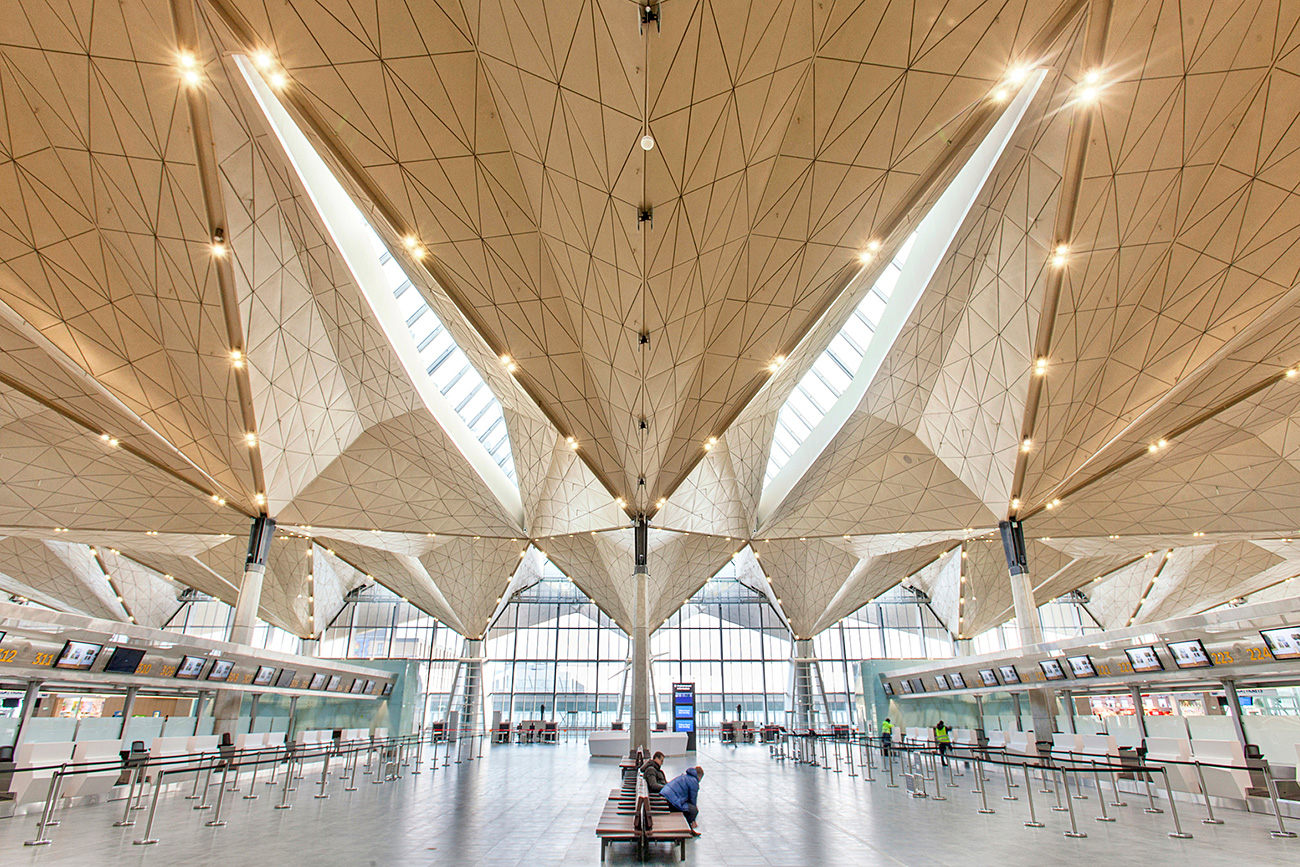 Nueva terminal del Aeropuerto de Pulkovo. Fuente: Grimshaw Architects