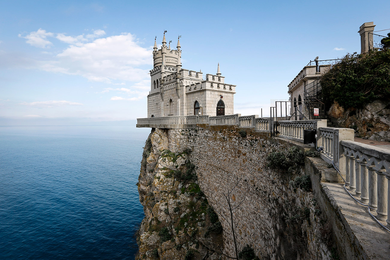 El castillo "El nido de golondrina" cerca de Yalta, Crimea. Fuente: Reuters