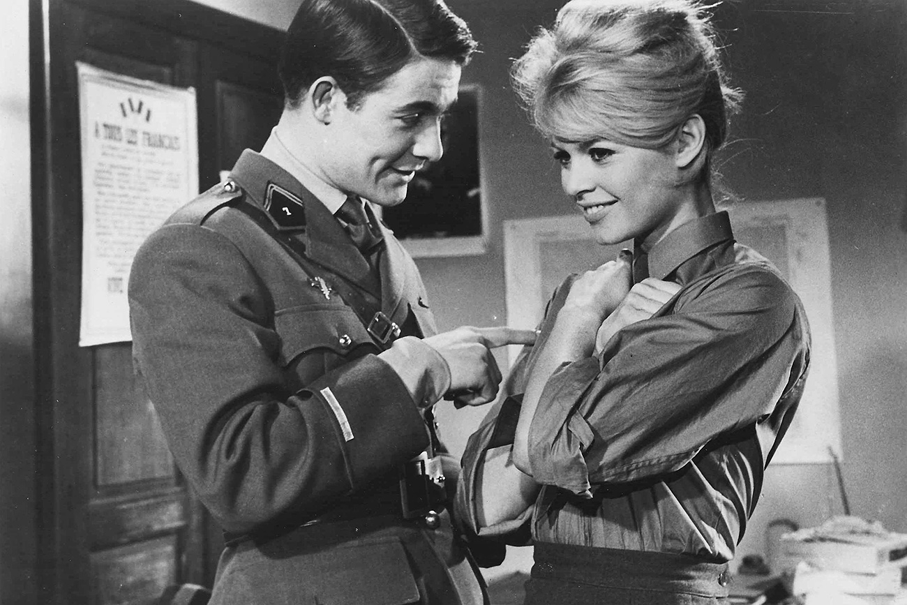 Brigitte Bardot en la película "Babette se va a la guerra". Fuente: kinopoisk.ru