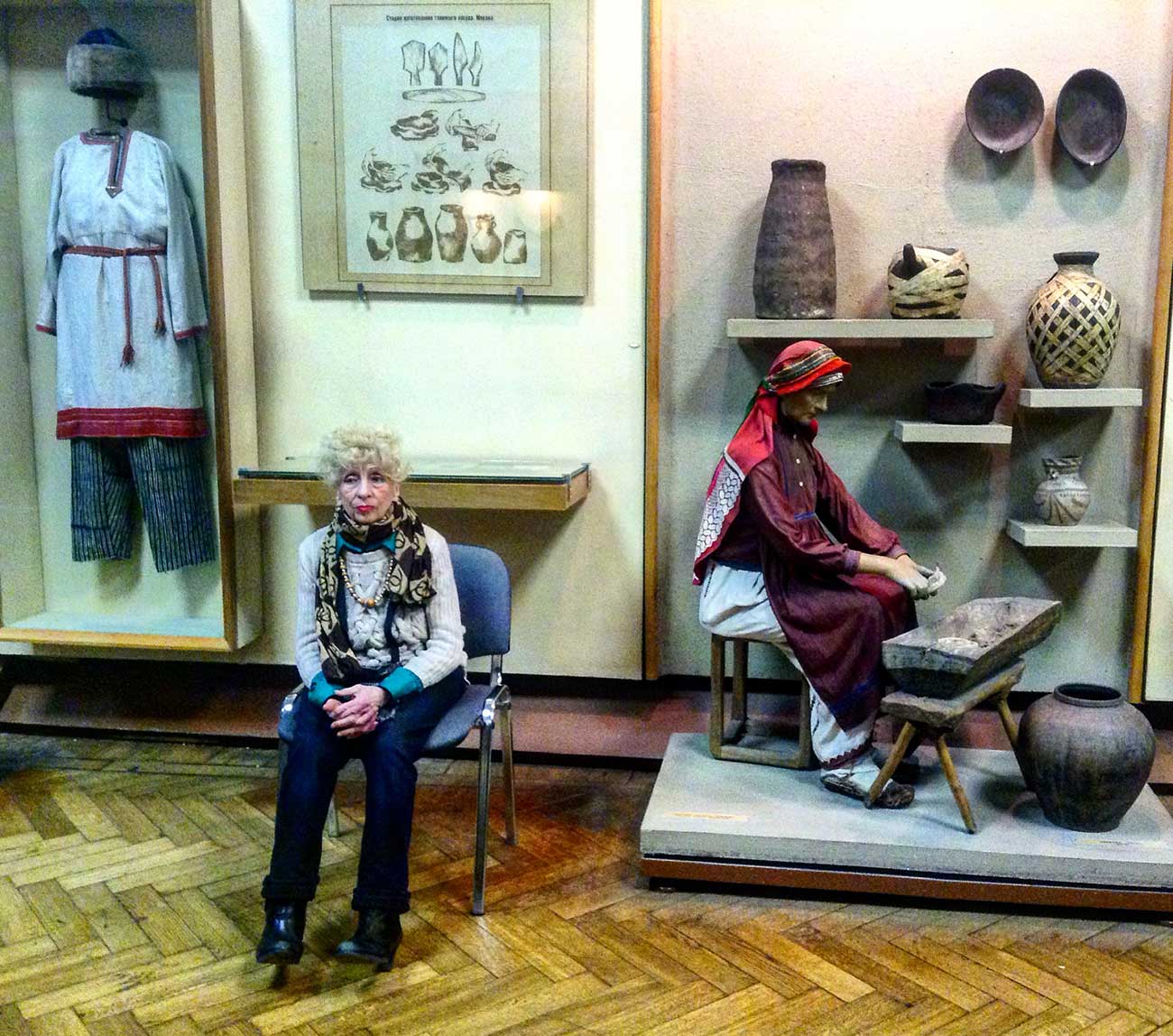 An attendant at the Russian Museum of Ethnography in St. Petersburg. Source: Elena Bobrova