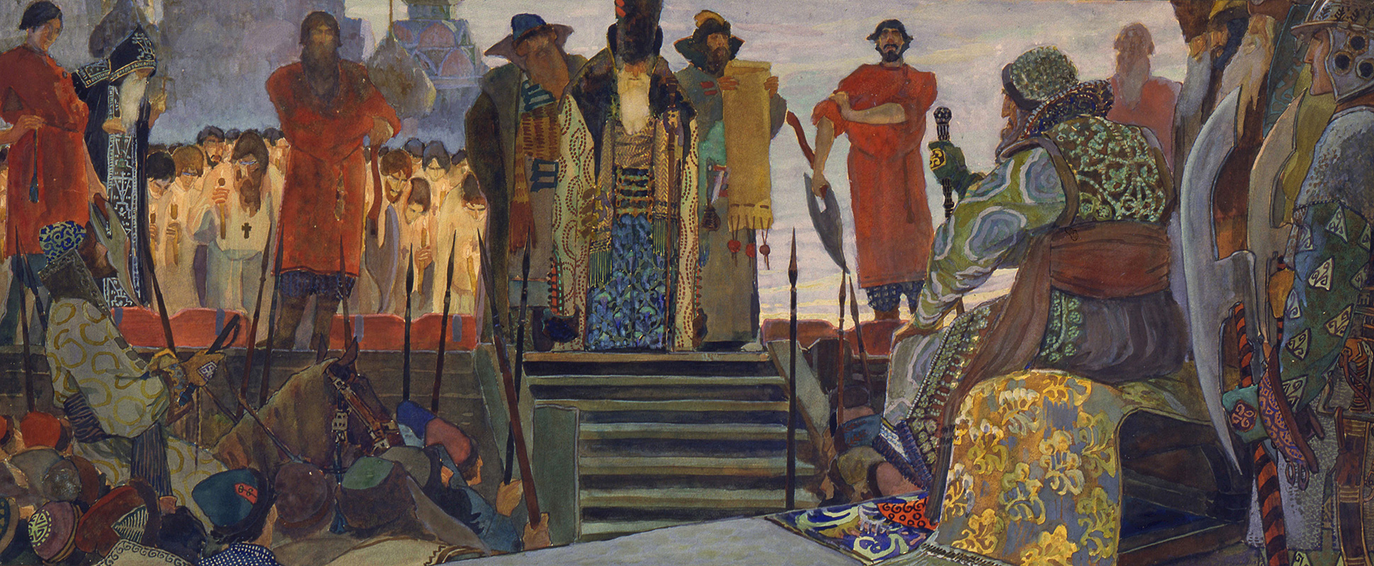 Ejecución de un boyardo durante el reinado de Iván el Terrible, obra de Vladímir Vladímirov (1880-1931). Fuente: Legion Media