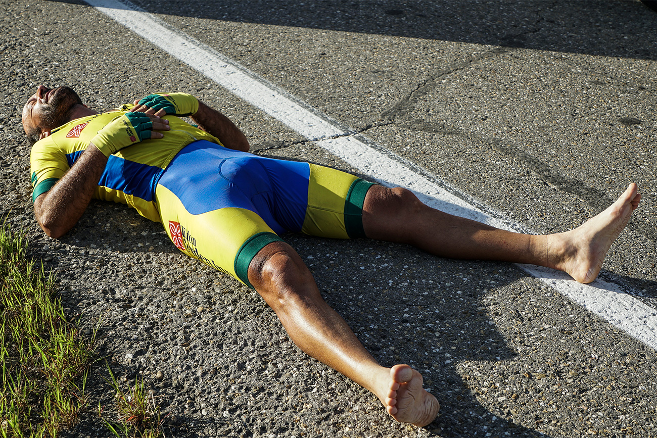 Marcelo Florentino Soares aus Brasilien nach der 12. Etappe Tschita-Swobodnyj / Reuters