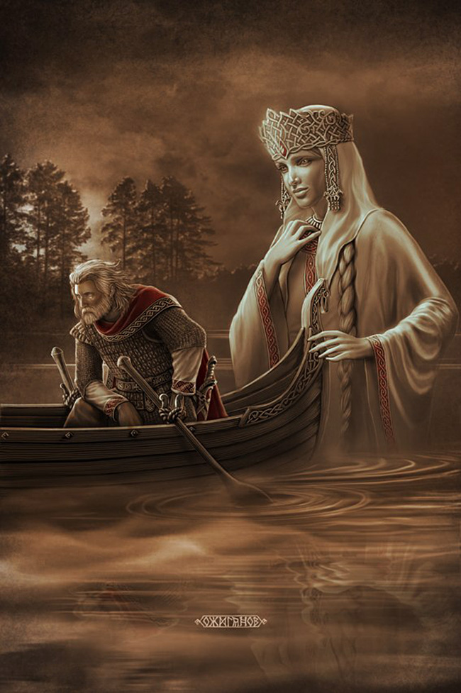 Берегиня, славянската богиня – защитница на достойните мъже. Снимка:  Игор Ожиганов