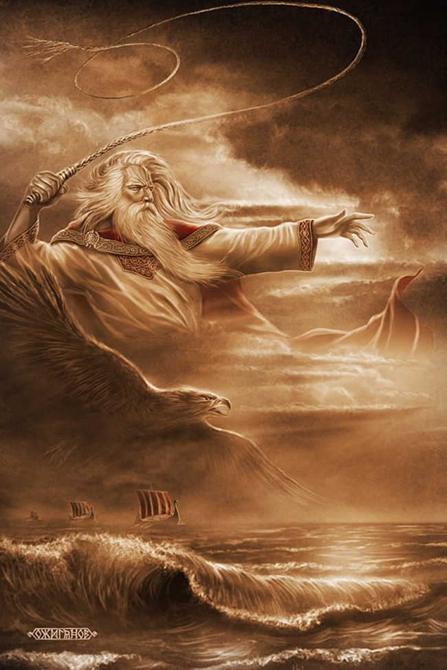 Stribog, deus e espírito do vento, do céu e do ar (Foto: Ígor Ojiganov)