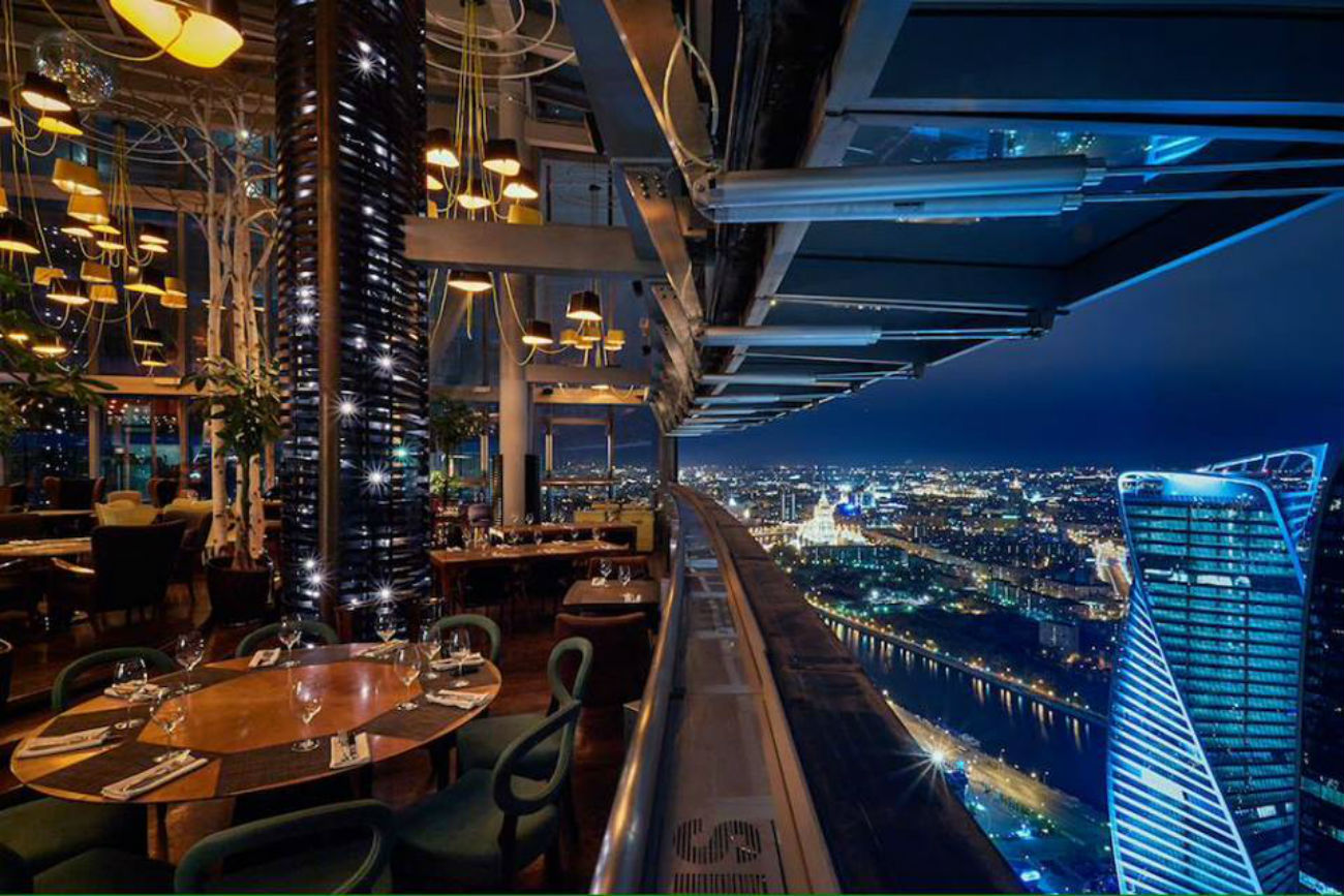Il ristorante al 43esimo piano del grattacielo Imperia. Fonte: Sixty