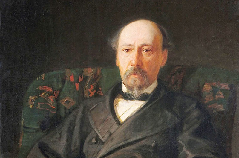 Portrait of Nikolai Nekrasov by Nikolai Ge / wikipedia