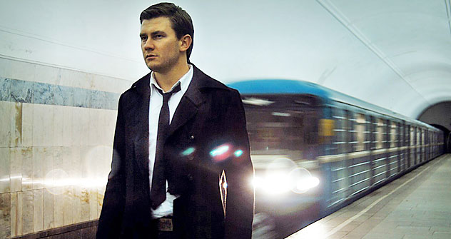 Going underground: Sci-fi writer Dmitry Glukhovsky in the Moscow Metro. Source: Press Photo  