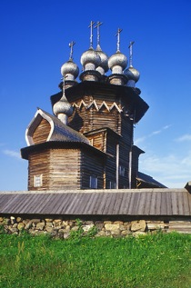 ヴィンテージ、ロシア「ネルリ河畔の生神女庇護聖堂」吊り下げアート装飾 聖なるキジ島 - ロシア・ビヨンド