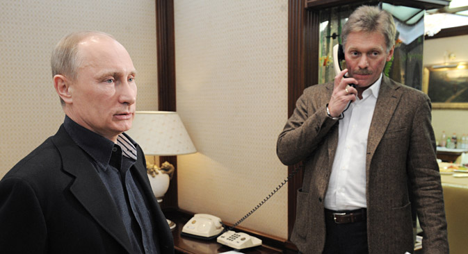Putin's press secretary gets personal