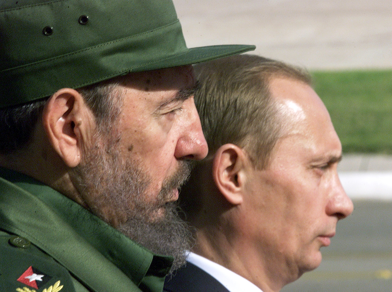 Fidel Castro et Vladimir Poutine à La Havane en 2000. Crédit : Reuters