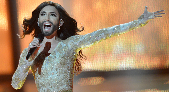 Eurovision S Bearded Lady Gets Conservative Russians Hot Under The
