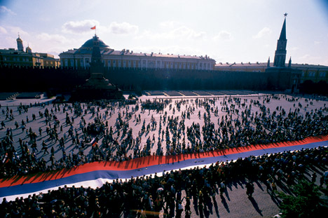 Die Souveränitätserklärung definierte somit die politischen Grundzüge des postsowjetischen Russlands. Foto: Corbis/East News